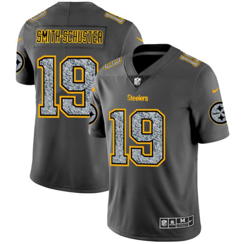 Men Pittsburgh Steelers #19 Smth-schuster Nike Teams Gray Fashion Static Limited NFL Jerseys->minnesota vikings->NFL Jersey